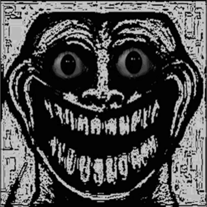 Troll Face Extrmetly Scared And Happy GIF - Troll Face Extrmetly