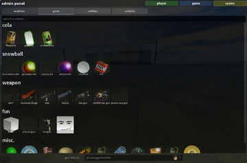admin panel | Nico's Nextbots Wiki | Fandom