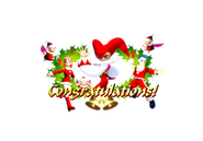 Christmas NiGHTS congratulations message