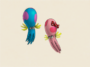 Both Octopaws above are genderless, despite one taking a more masculine appearance and the other a more feminine one.