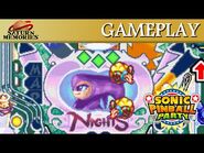 Sonic Pinball Party -GBA- by SEGA - NiGHTS Table -HD- -1080p-
