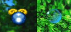 Verol when disguised in the Sega Saturn version (left) and in the HD remaster (right).