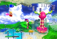 The King Pian building his castle in NiGHTS into Dreams.