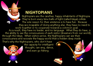 Original information that was provided from the English NiGHTS into Dreams website.