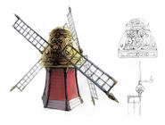 Concept art for Pure Valley's Windmill.