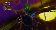 Zeena riding on Clawz