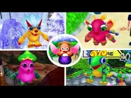 All of the NiGHTS into Dreams Mepians with all four Nightmaren body parts.