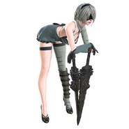 Revealing Outfit Costume for 2B