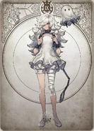 Al'eDecorationofThoseintheCage.jpg (1.05 MB) Al'e wearing Fio's default outfit in Voice of Cards: The Beasts of Burden