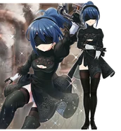 Misaki in 2B's Costume in Project Tokyo Dolls