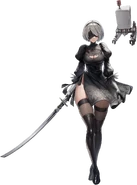 2B in Goddess of Victory: NIKKE x NieR Automata