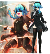 PTD Render 11.png (587 KB) Yamada in 2B's Costume in Project Tokyo Dolls