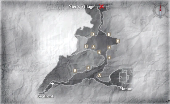 Southern Plains Item Map