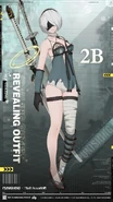 Revealing Outfit for 2B in Punishing: Gray Raven
