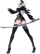 2B 'Divergent Battler' Costume from NieR Reincarnation