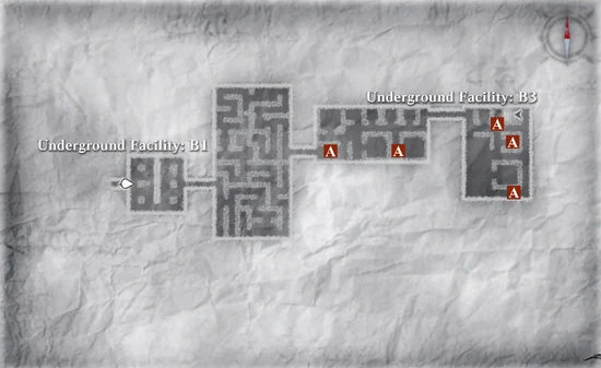 Facility B2 Item Map