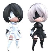 Minions '2B & 2P Automatons' in Final Fantasy XIV