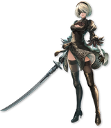 2B Leader Skin in Shadowverse