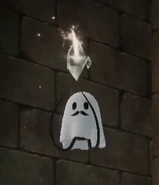 Papa holding a Mysterious Crystal