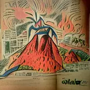 Volcano, by steve ditko.webp (41 KB) Steve Ditko