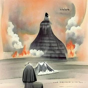 Volcano, by Charles Addams.jpg (26 KB) Charles Addams