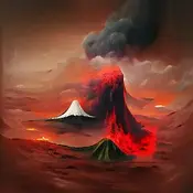 Volcano, by Ali Nemah o Neema.webp (15 KB) Ali Nemah o Neema