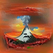 Volcano, by Bob Ross.jpg (32 KB) Bob Ross