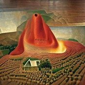 Volcano, by Grant Wood.jpeg (35 KB) Grant Wood