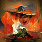 Volcano, by Howard Chandler Christie.jpg (31 KB) Howard Chandler Christy