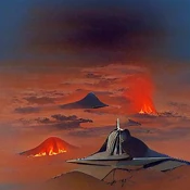Volcano, by Ralph McQuarrie.jpg (19 KB) Ralph McQuarrie