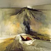 Volcano, by Andrew Wyeth.webp (39 KB) Andrew Wyeth