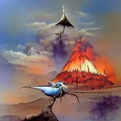 Volcano, by Rodney Matthews.webp (22 KB) Rodney Matthews