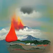 Volcano, by Fumi Yoshinaga.webp (16 KB) Fumi Yoshinaga