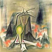 Volcano, by wifredo lam.webp (27 KB) Wifredo Lam