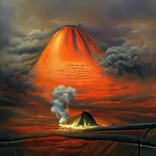 Volcano, by terry redlin.webp (20 KB) Terry Redlin