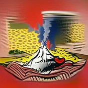 Volcano, by Roy Lichtenstein.jpg (33 KB) Roy Lichtenstein