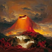 Volcano, by Thomas Cole.jpg (30 KB) Thomas Cole