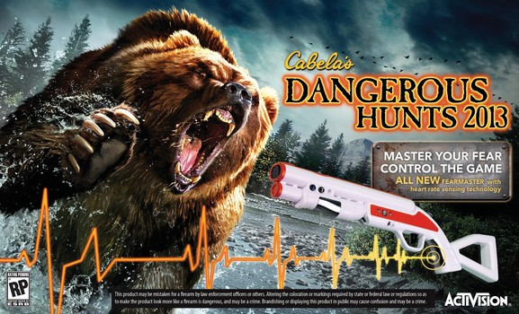  Cabela's Dangerous Hunts 2013 with Gun - Nintendo Wii