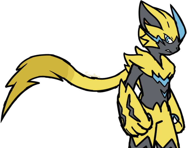 The Mythical Pokémon Zeraora has been discovered in the world of