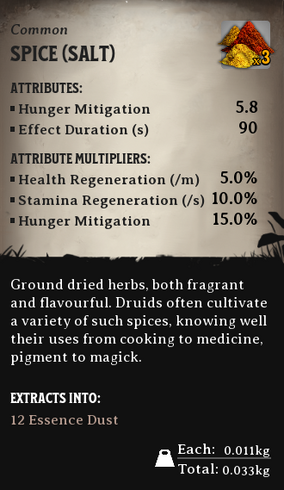 Spice (Salt) | Nightingale Wiki | Fandom