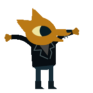 Gregg flailing his arms