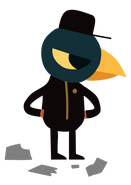 Germ in promotional art.