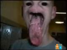 Scary tounge image on nick jr