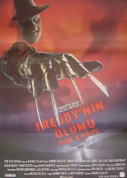 Freddy's Dead: The Final Nightmare (New Line, 1991). Rolled, Very