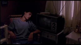 Glen asleep in Nancy's dream.