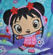 Girls Nick Jr. Ni Hao Kai-Lan 2 PC Purple Flannel Winter Pajamas (4)