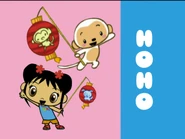 Kai-Lan with Hoho next to his name in the promo for Super Happy Friends Week