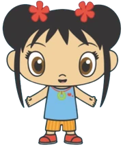Kai-Lan in her normal outfit.