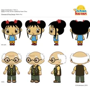 Kai-Lan and Ye-Ye Model Sheet