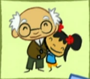 A picture of Kai-Lan and Ye-Ye